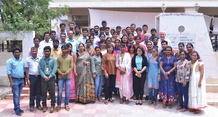Participants who attended the PHPHI course at the South Asia Centre for Disability Inclusive Development and Research (SACDIR), Indian Institute of Public Health, Hyderabad, India in 2016.