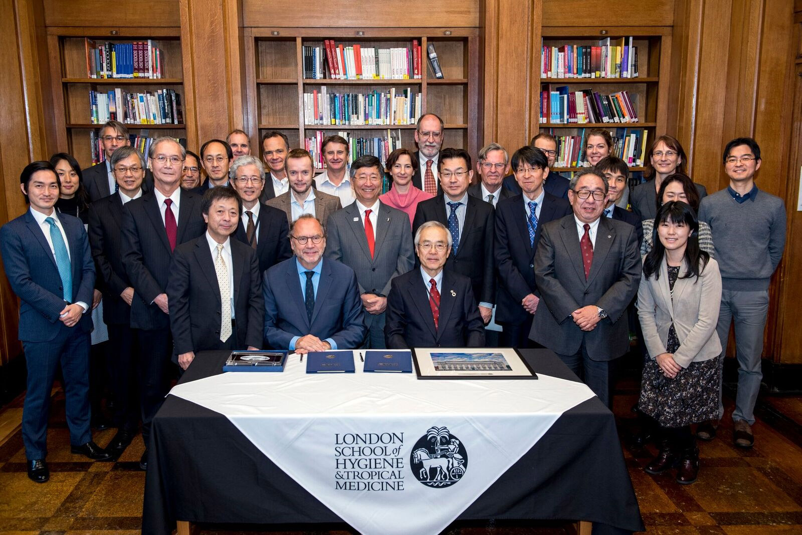 LSHTM/Nagasaki University Joint PhD signing ceremony