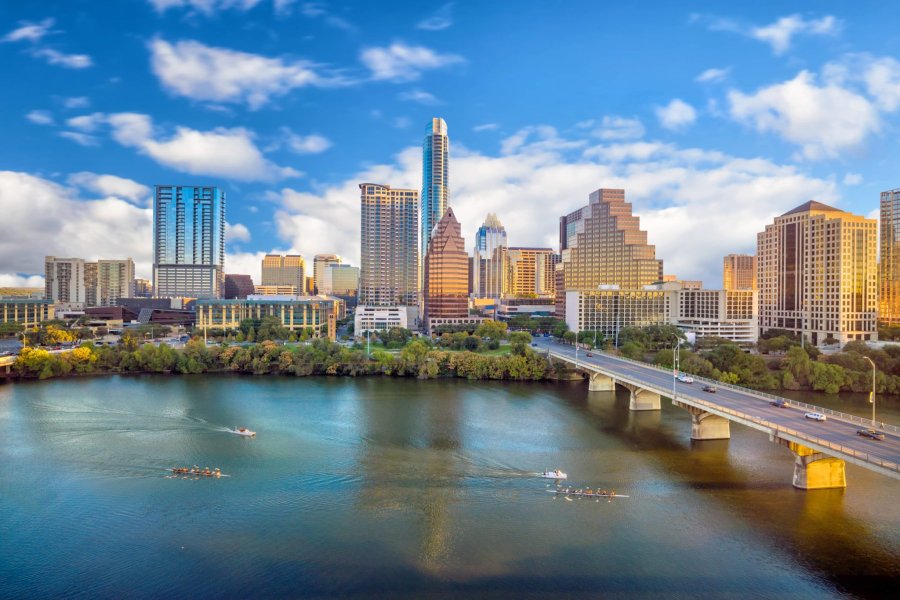 Urban landscape of Austin, Texas
