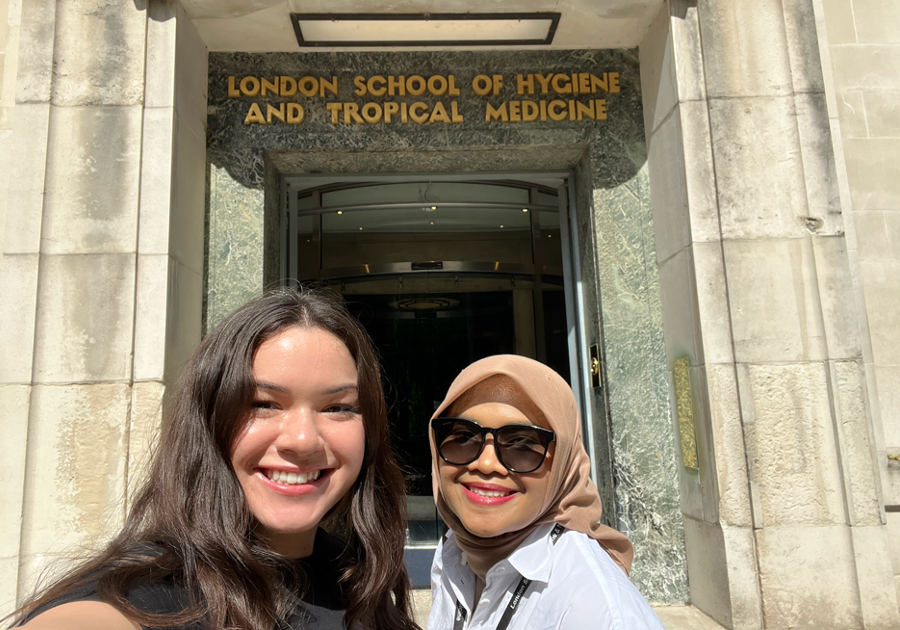 My second last day in London, with my first term lab partner and friend from the MSc Tryna! Photo by Mary Foley