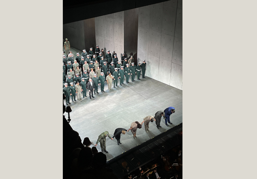 Aida at Royal Opera House. photo by Yi-shin Shen