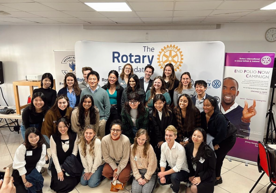 A group of Rotary Global Grant Scholars at orientation in London, October 2023