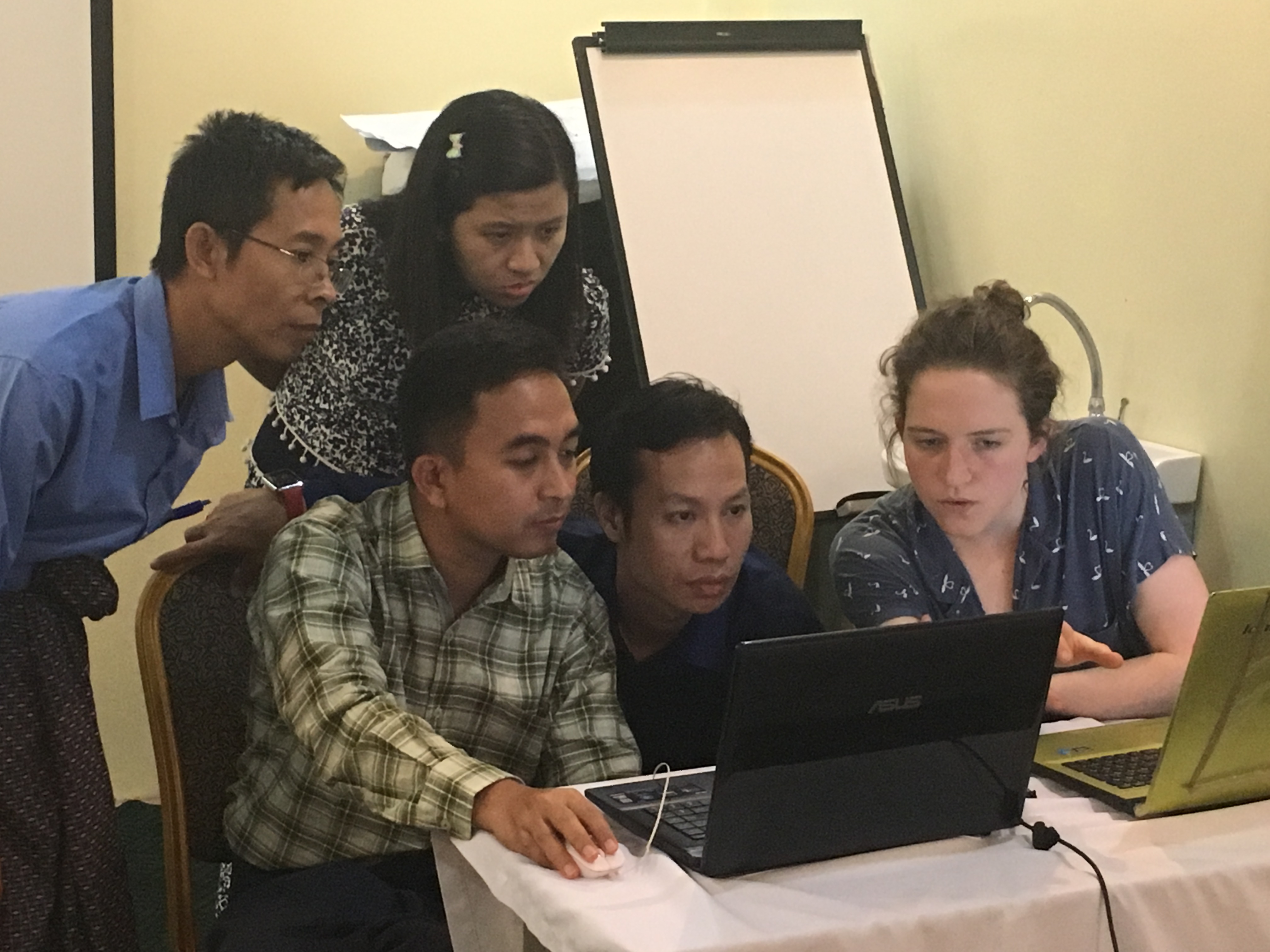 LASER's NTD mapping training in Myanmar