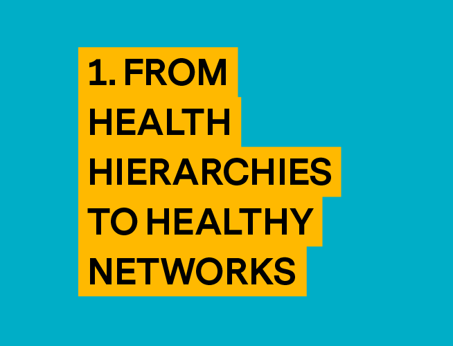 From health hierarchies to healthy networks