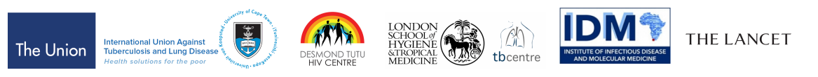 Collaborators logo - The Union, International Union Against Tuberculosis and Lung Disease, Desmond Tutu HIV Centre, LSHTM TB Centre, Institute of Infectious Disease and Molecular Medicine and the Lancet