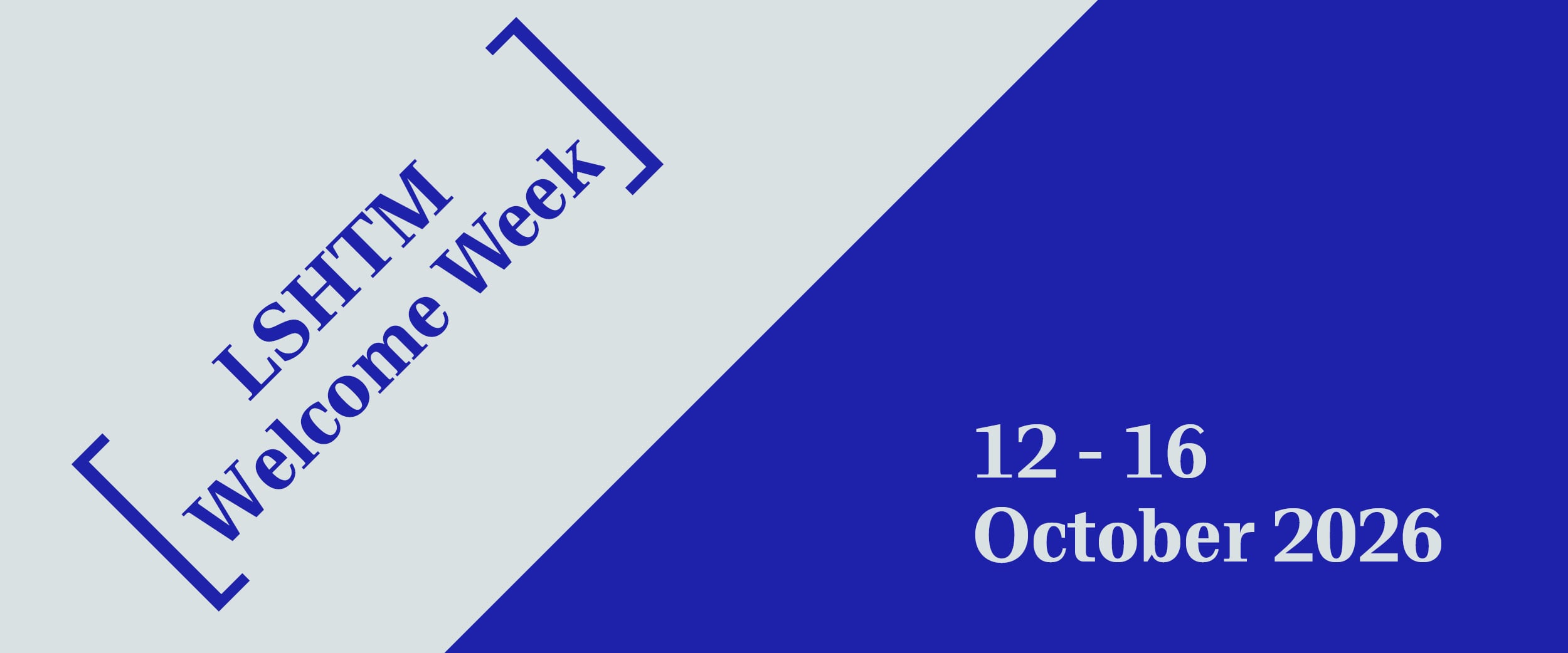 LSHTM Distance Learning Welcome Week 12-16 October 2026