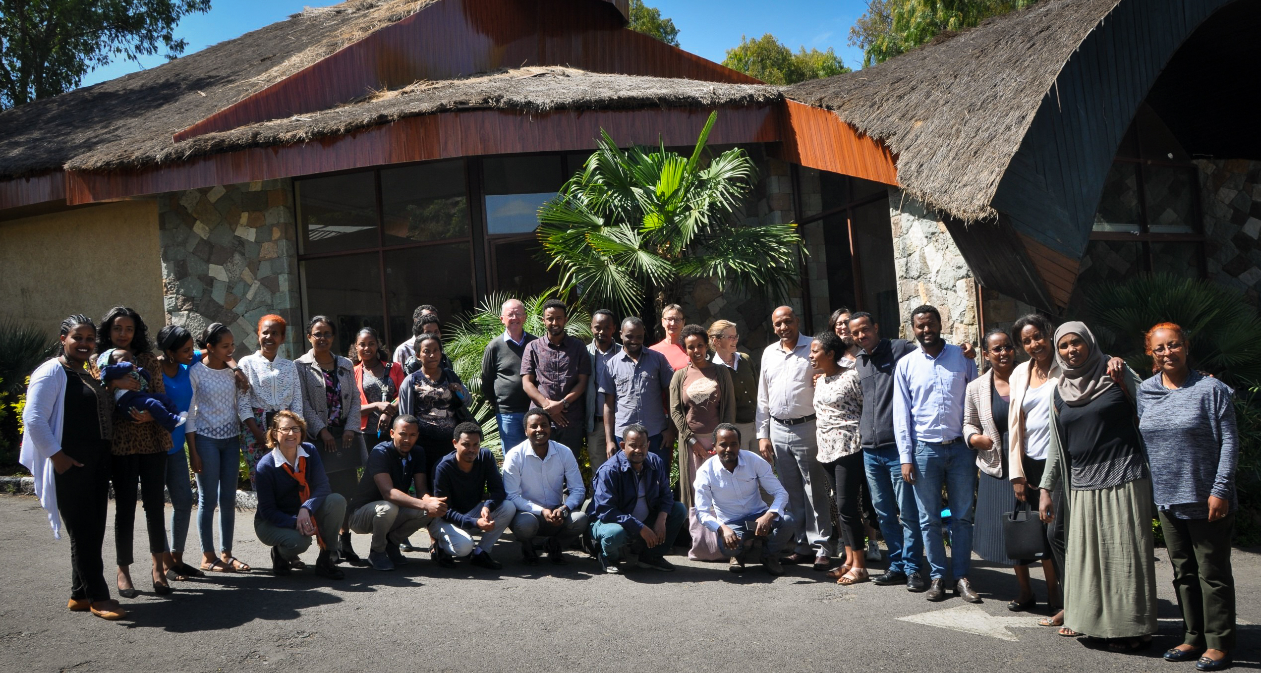 A group shot of the ORCA analysts and trainers at Debre Zeyt