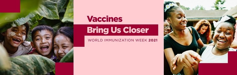 World Immunisation Week 2021 banner