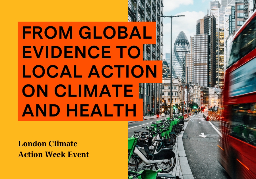 From global evidence to local action on climate and health | LSHTM