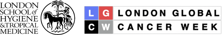 Collaborators logo: London School of Hygiene & Tropical Medicine and London Global Cancer Week