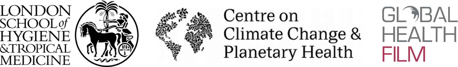 Logo of LSHTM Centre on Climate Change & Planetary Health and Global Health Film