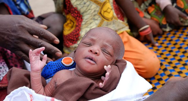 Newborn in The Gambia