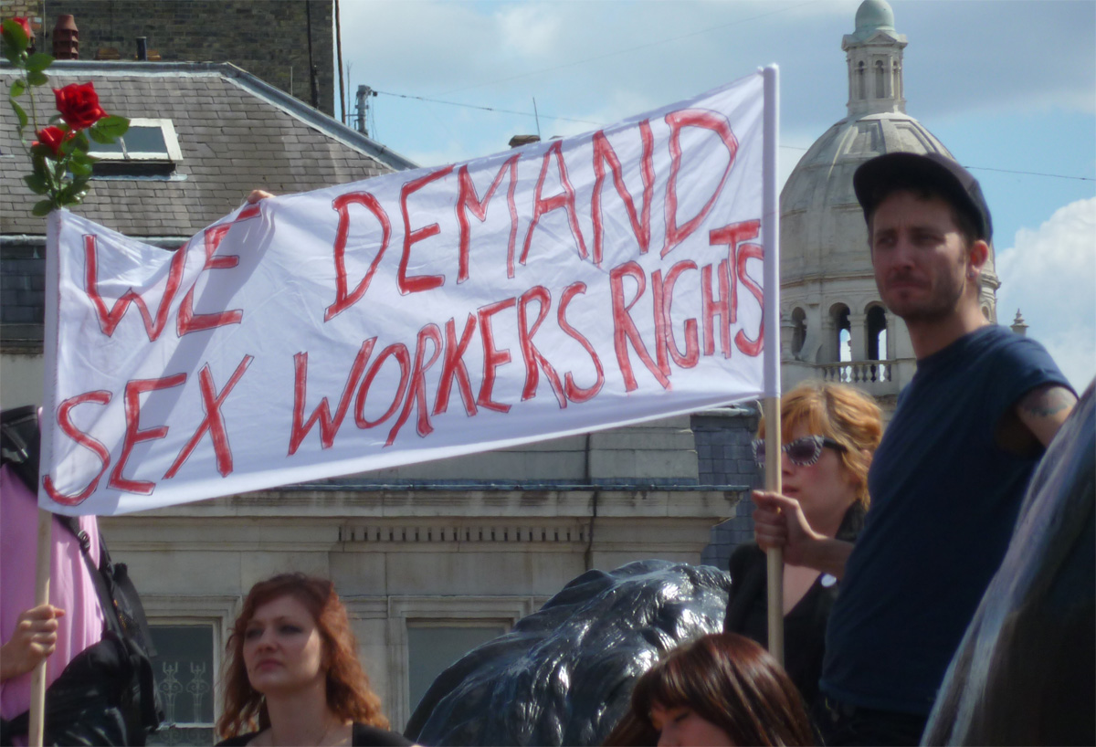 Image: Sex worker rights demonstrators