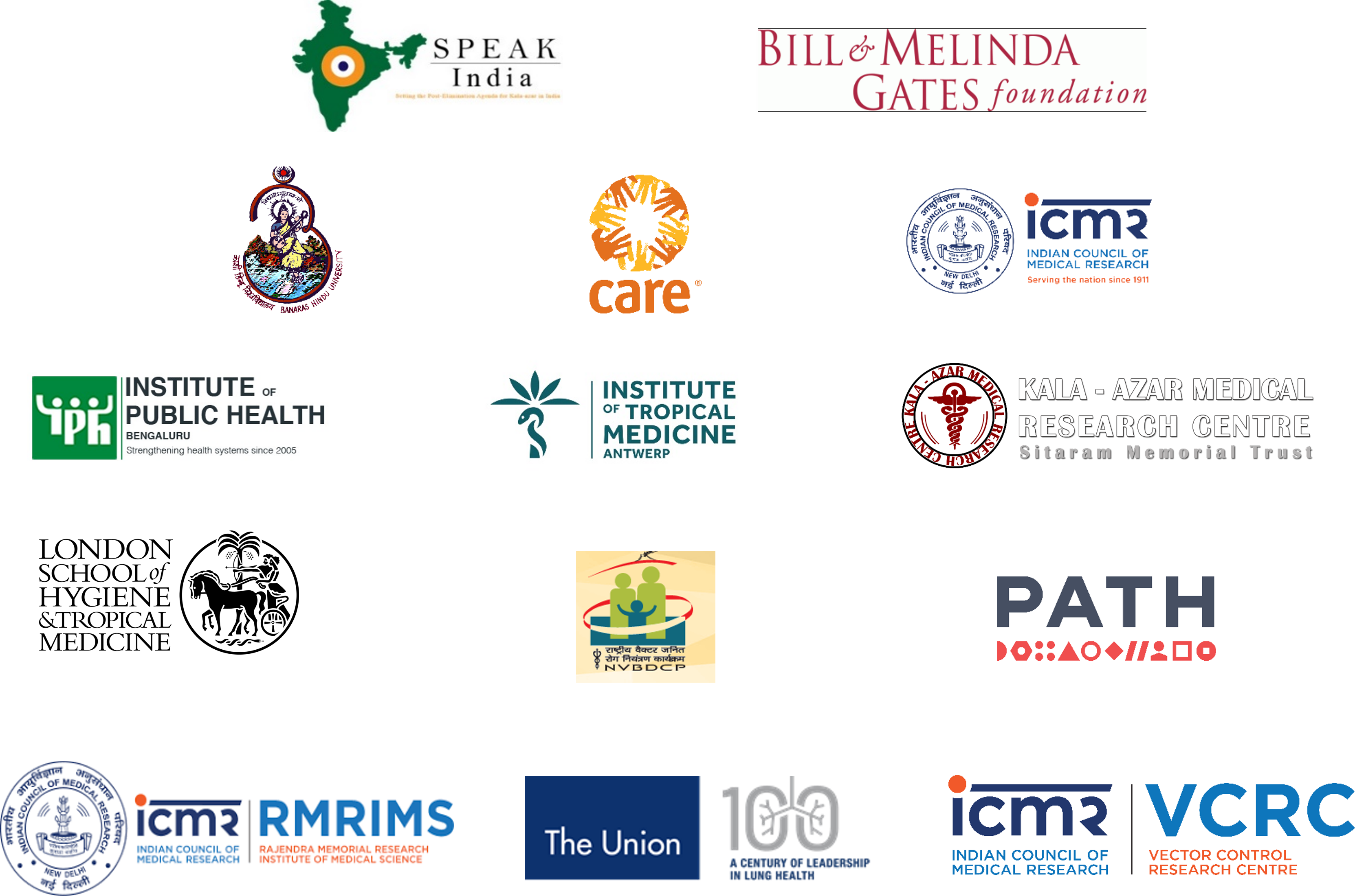 SPEAK India collaborators logos