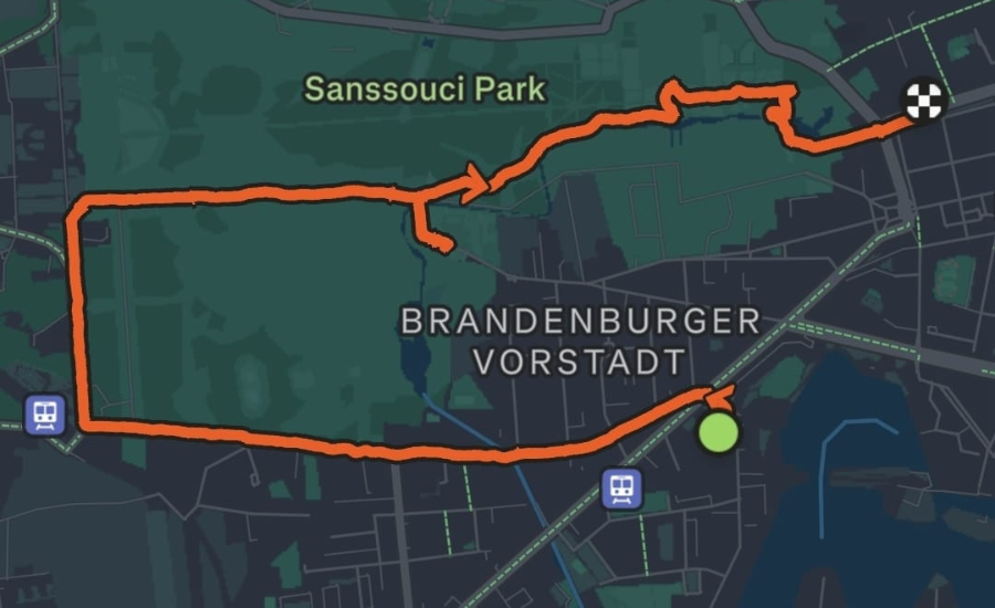 Track record for MARCH3MARCH in Sanssouci Park, Germany.