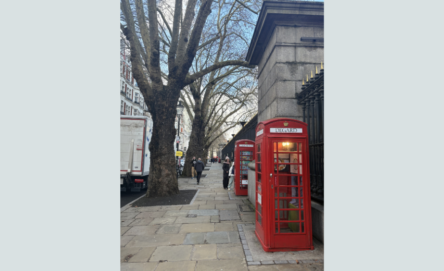 London in winter.