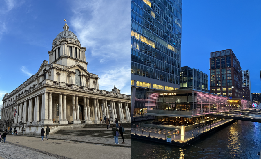 Greenwich and Canary Wharf