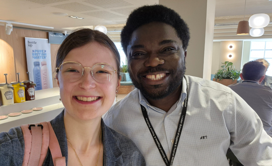 LSHTM Student Fiona Hutton &amp; Dr Banke-Thomas