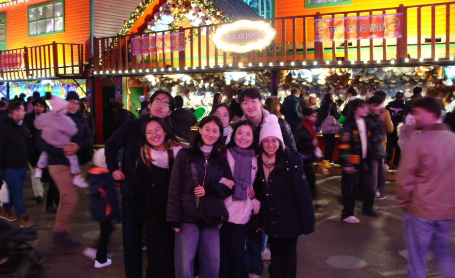 LSHTM Students at Winter Wonderland.