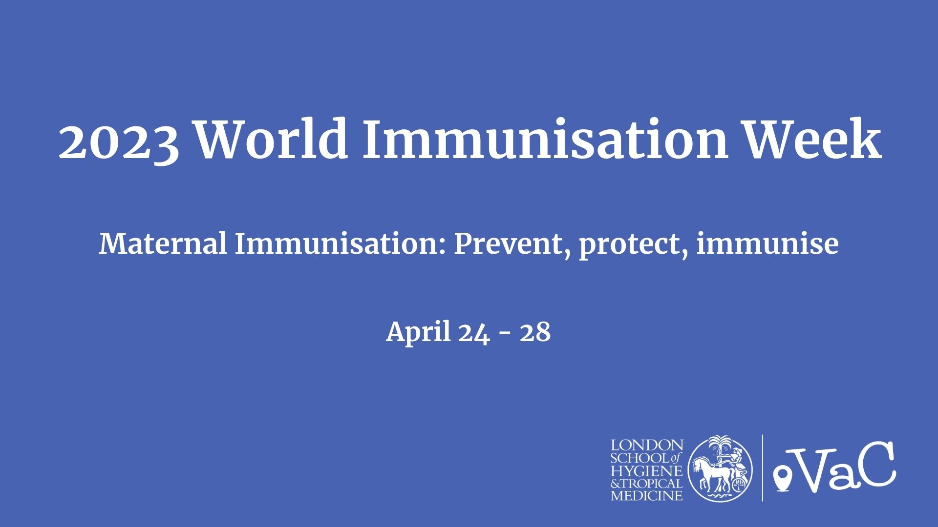 2023 World Immunisation Week