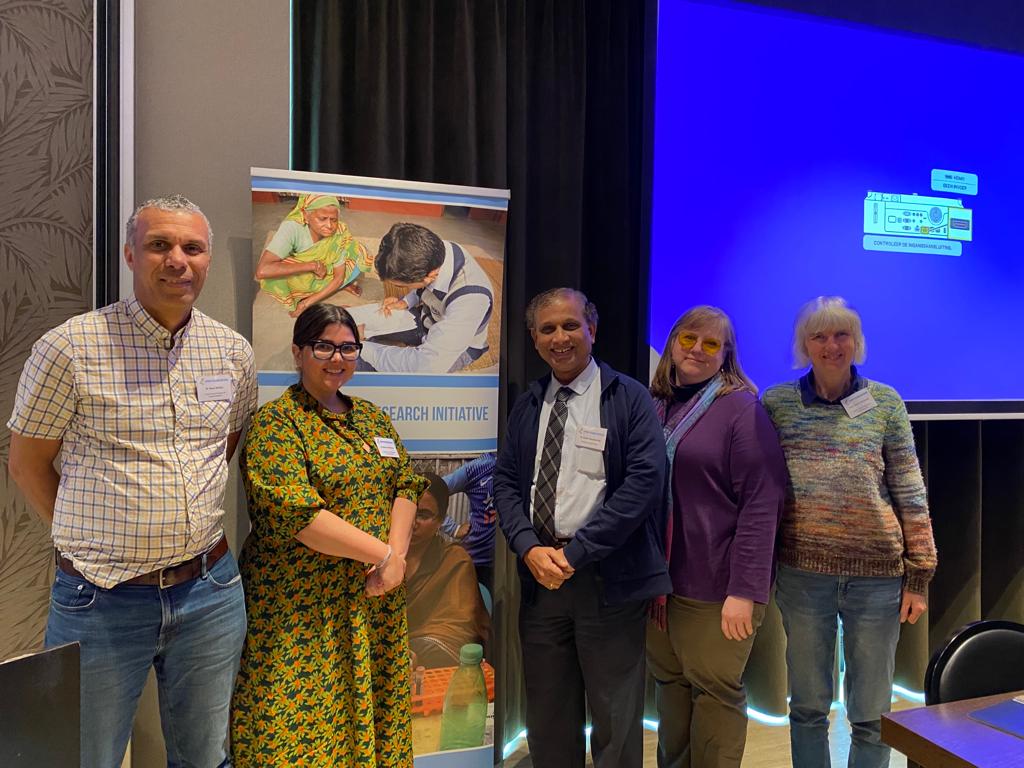 Dr. Steve Walker, Dr. Barbara de Barros, Dr. Vivek Pai, Dr. Deanna Hagge and Dr. Diana Lockwood at the LRI spring meeting, Breukelen, Netherlands. 