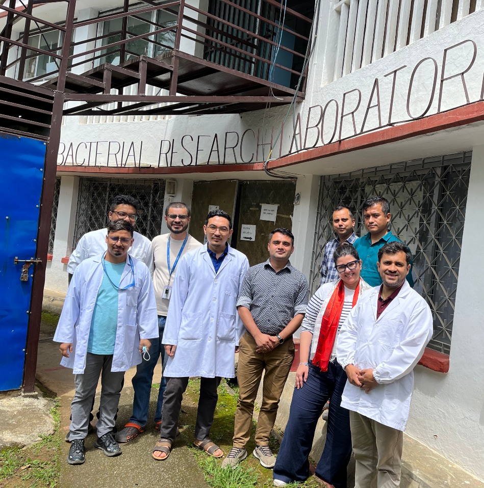 MaPs research team at Mycobacterial Research Laboratories at Anandaban Hospital.