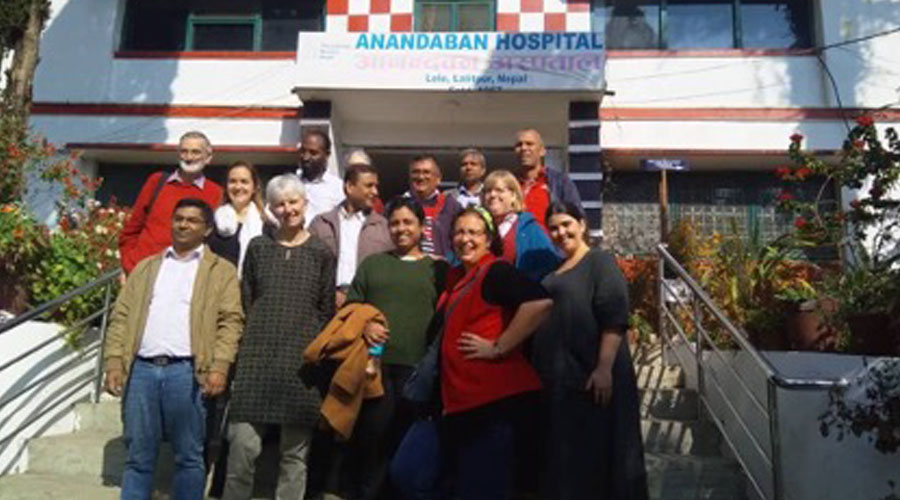 MAPs team outside Anandaban Hospital November 