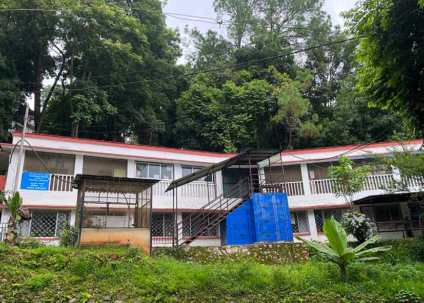 Anandaban Lab: Mycobacterial Research Laboratory with new staircase 