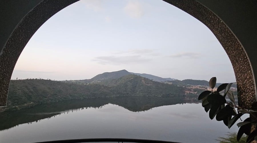 View of Bishoftu Lake, Ethiopia