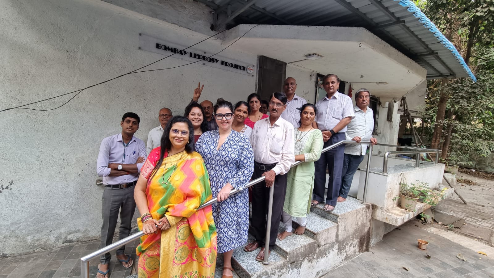 Bombay Leprosy Project team and Dr. Barbara de Barros 