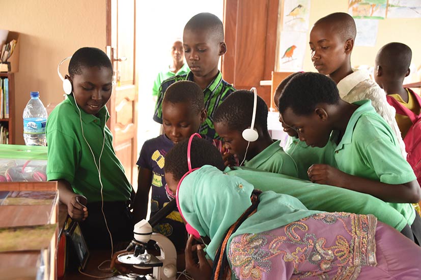 Children in classroom