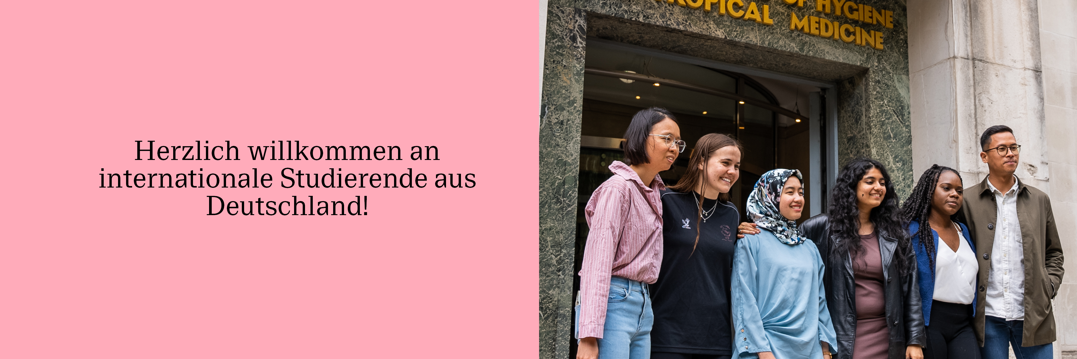 Herzlich willkommen an internationale Studierende aus Deutschland! 