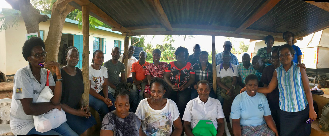 Attendees at the DREAMS IE data analysis workshop in Nairobi and Kisumu