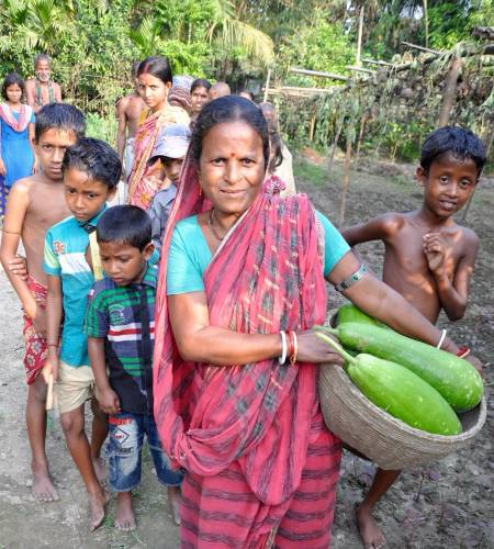Participant from the Food and Agricultural Approaches to Malnutrition (FAARM) trial in Bangladesh