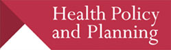 Health Policy and Planning logo