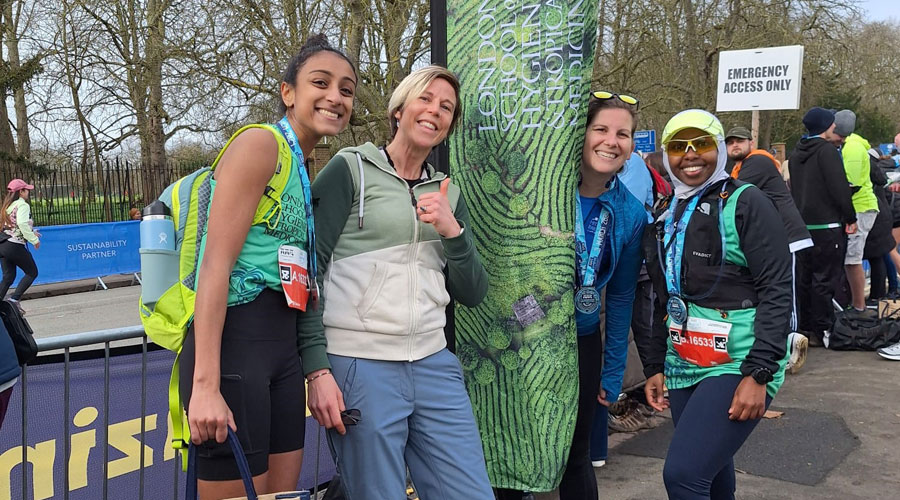 LSHTM staff and students at the 2024 Cambridge Half Marathon 