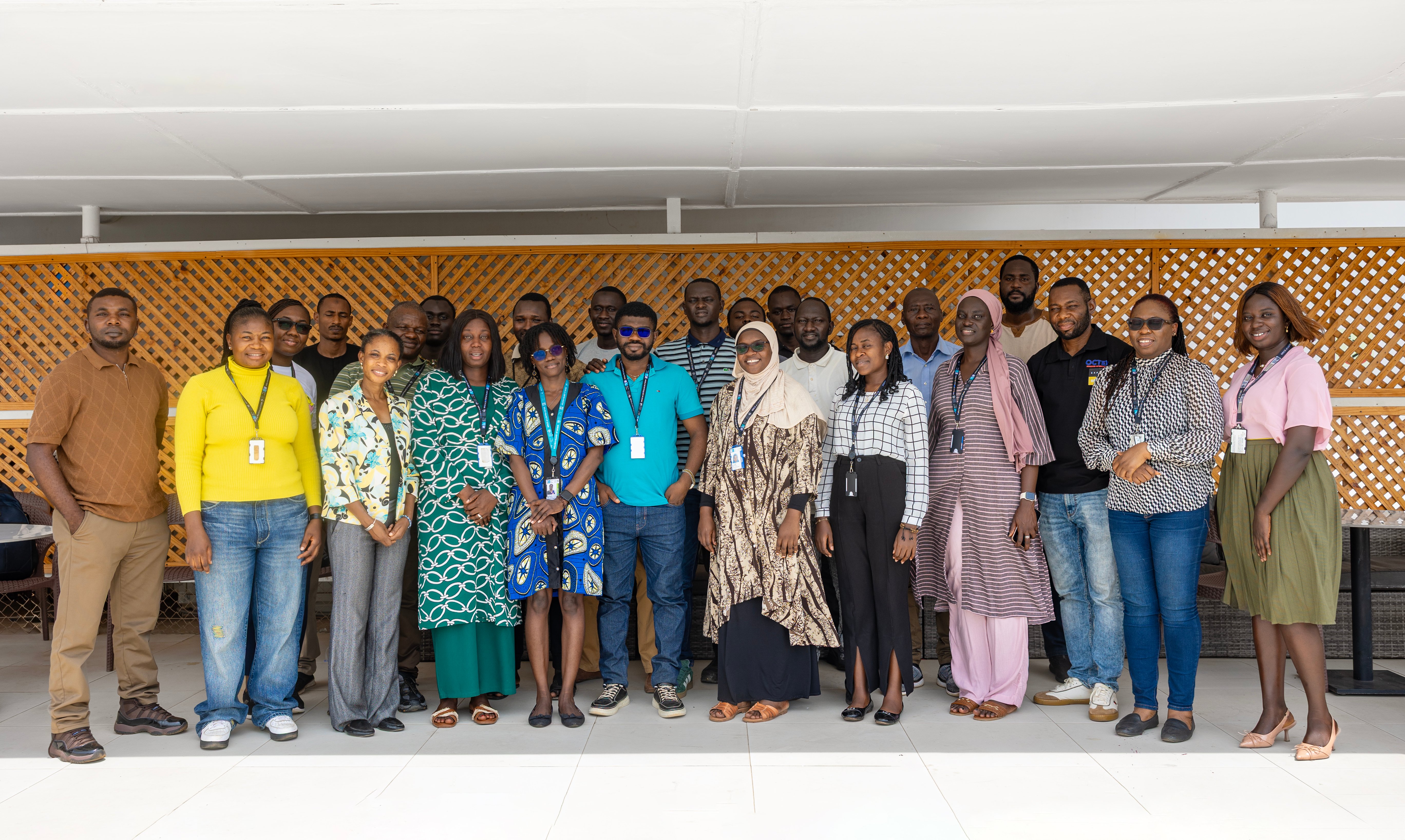 Malaria Centre members at the MRC Unit The Gambia