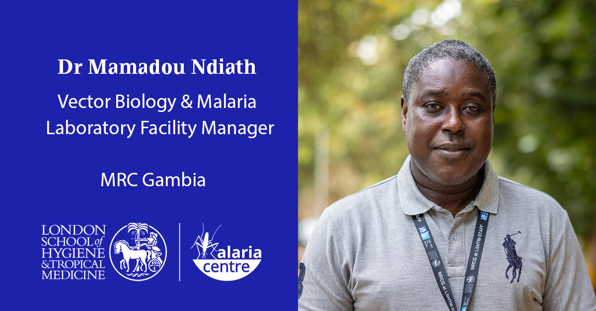 Malaria Centre member, Dr Mamadou Ndiath