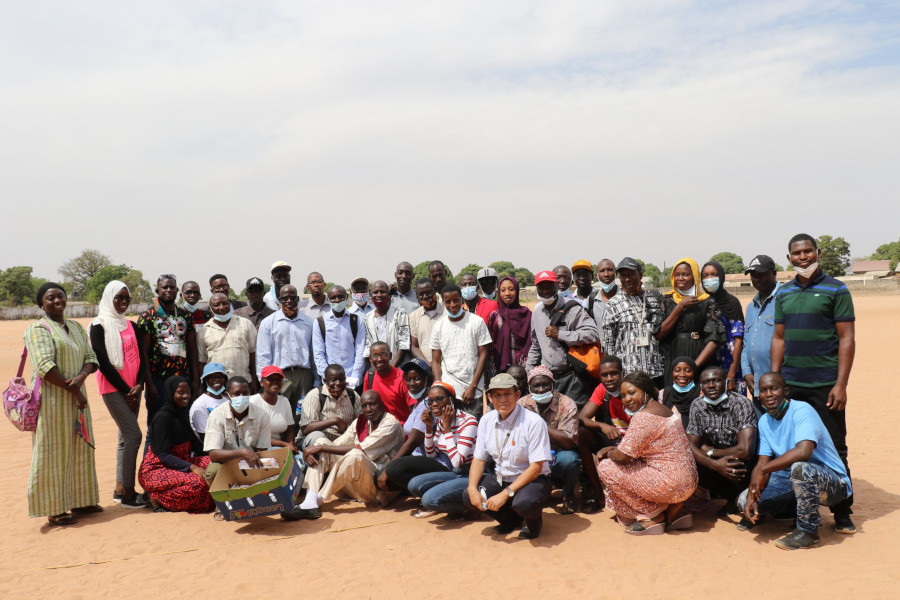 MRC Gambia News MRCG at LSHTM Launches ETVAX Clinical Trial In Farafenni - Team photo