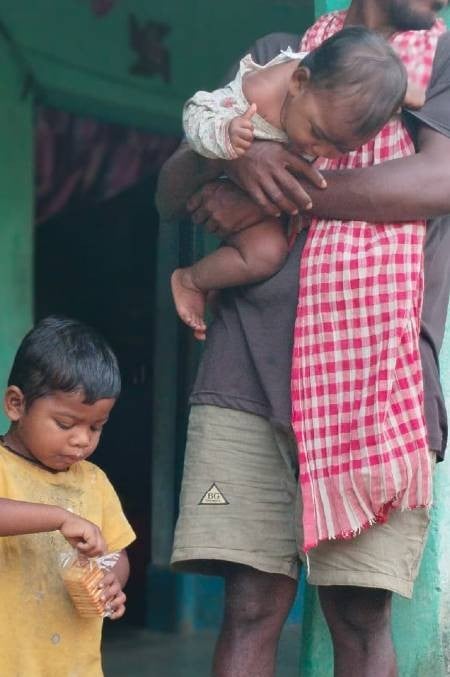 Homevisit with a tribal woman in Keonjhar, Odisha