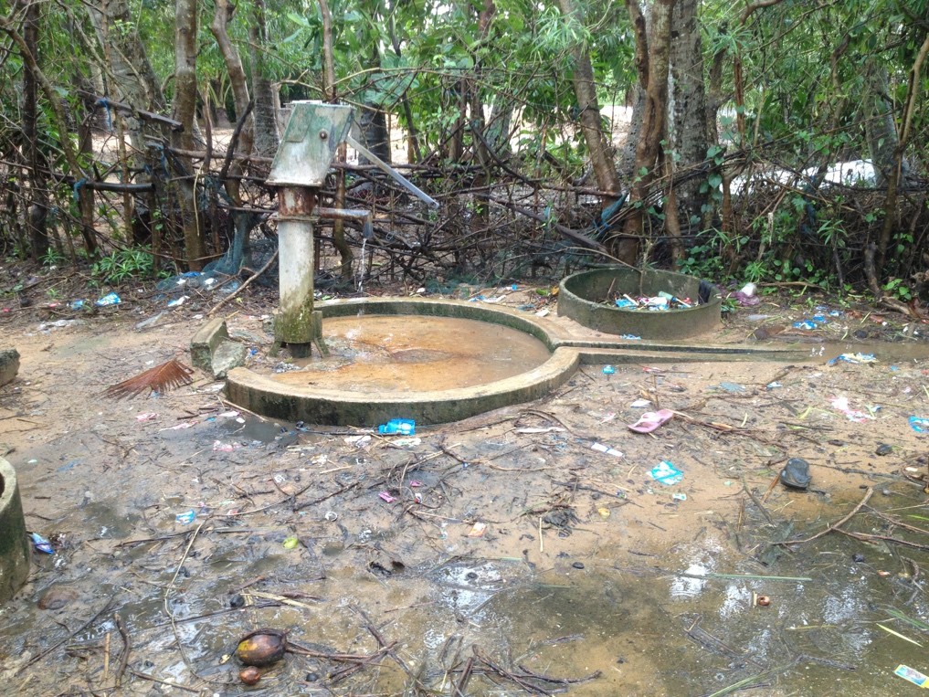 water pumps damaged by cyclone fani near puri, india