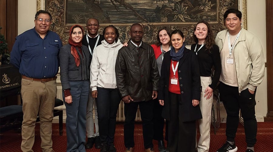 POCUS4TB team at Madingley Hall, Cambridge