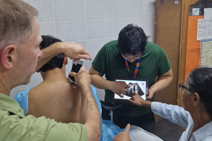 POCUS4TB Ultrasound training in Santa Cruz