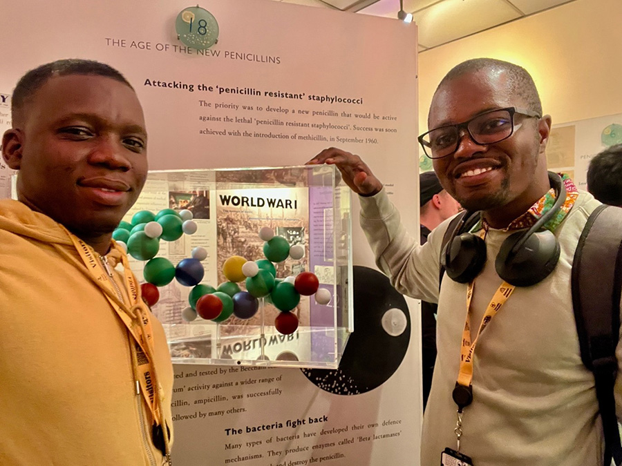 Fellows Samuel Pie (left) and Jeffery Elorm Arkortia Agbemeetsi (right)