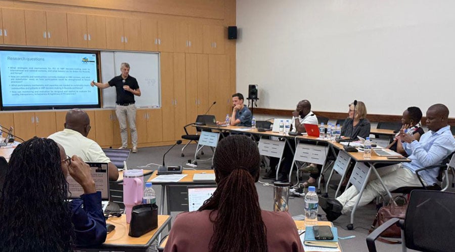 SHARP partners at the University of Rwanda led the GMB workshop with the involvement of key local stakeholders.