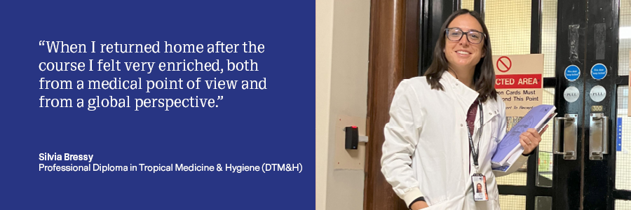 Quote: "When I returned home after the course I felt very enriched, both from a medical point of view and from a global perspective."