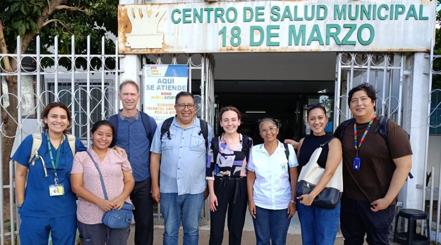 Study team - technical training session at the Hospital de Ventanilla, Callao