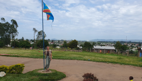 Sarah Haeckel in the Democratic Republic of the Congo