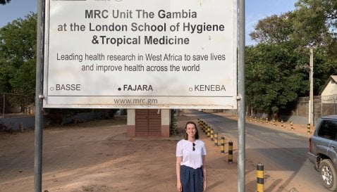 Amy in The Gambia