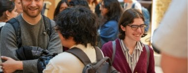 Students in conversation